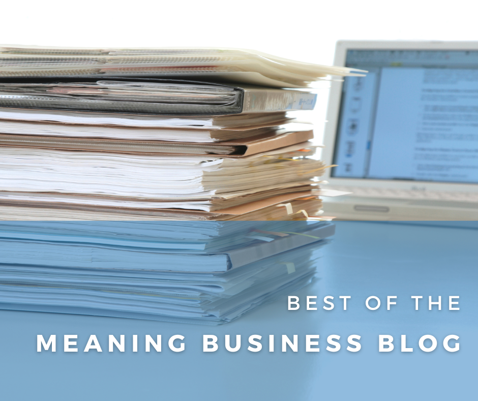 Best of the blog | Meaning Business